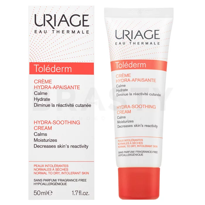 Uriage Toléderm Hydra-Soothing Cream nyugtató emulzió nagyon érzékeny bőrre 50 ml