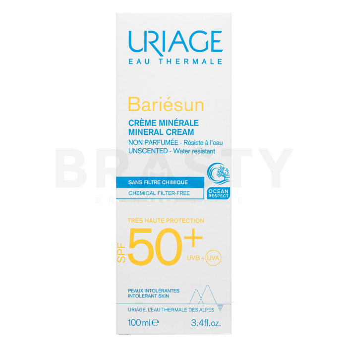 Uriage Bariésun zaščita pred soncem Mineral Cream SPF50+ 100 ml