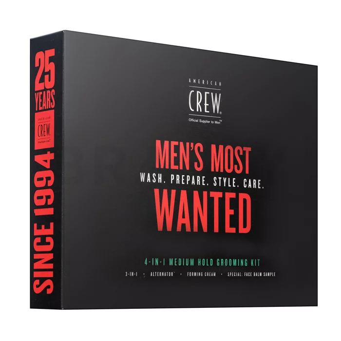 American Crew 4-in-1 Medium Hold Grooming Kit set for men