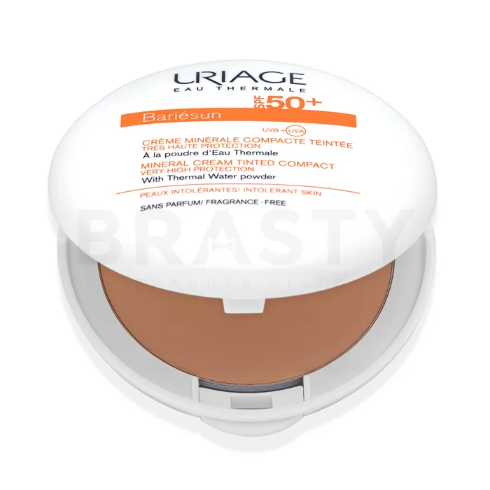 Uriage Bariésun Mineral Cream Compact SPF50+ Tinted Clair schützendes mineralisches Make up 10 g