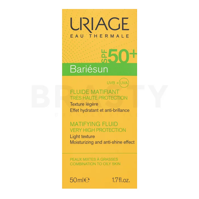 Uriage Bariésun Matifying Fluid SPF50+ hidratáló és védő fluid matt hatású 50 ml