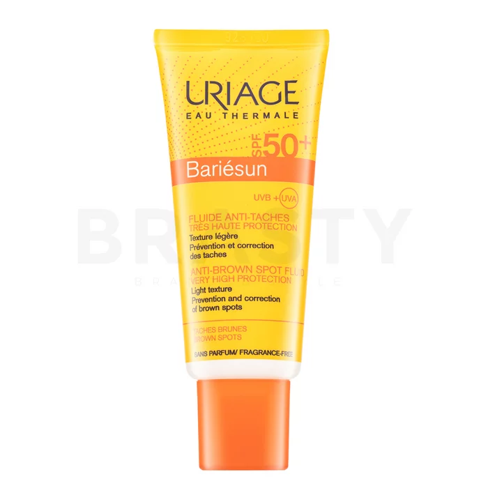 Uriage Bariésun Anti-Brown Spot Fluid SPF 50+ hidratáló és védő fluid pigmentfoltok ellen 40 ml