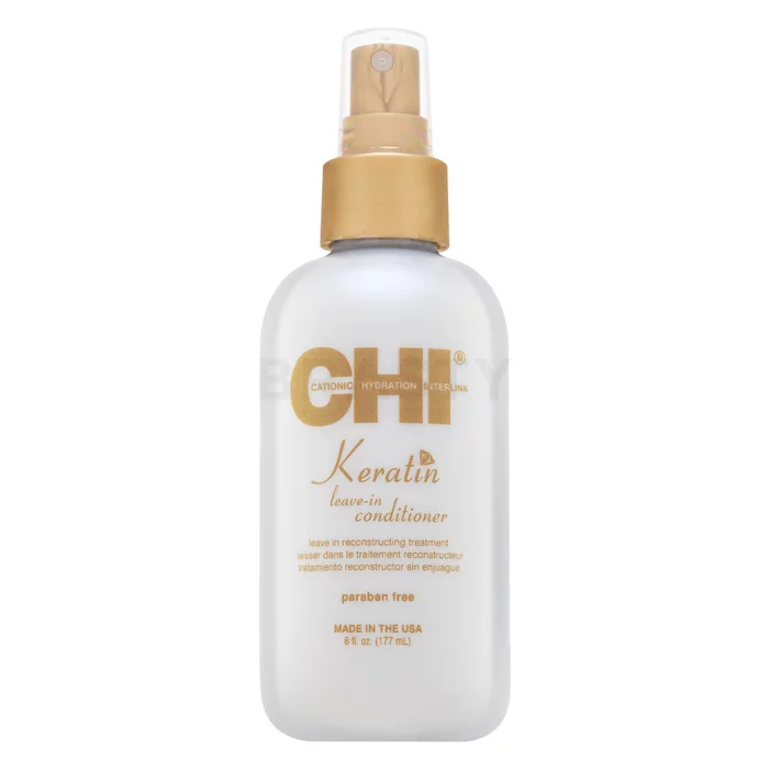 CHI Keratin Leave-In Conditioner balsamo senza risciacquo per capelli ruvidi e ribelli 177 ml