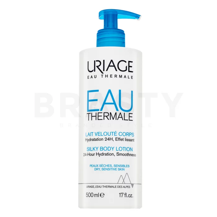 Uriage Eau Thermale Silky Body Lotion hidratáló testápoló nagyon száraz és érzékeny arcbőrre 500 ml