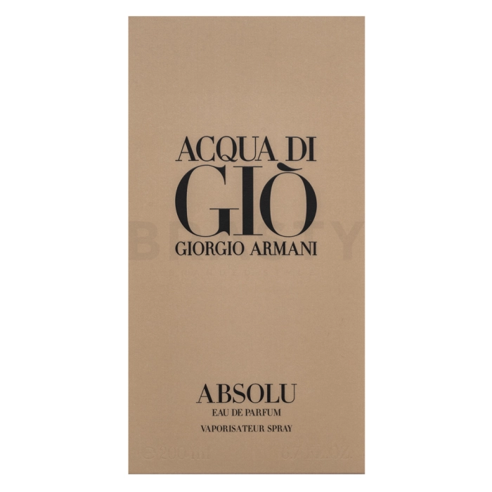 Armani (Giorgio Armani) Acqua di Gio Absolu Eau de Parfum férfiaknak 200 ml