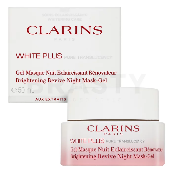 Clarins White Plus Pure Translucency nočna krema Brightening Revive Night-Mask Gel 50 ml