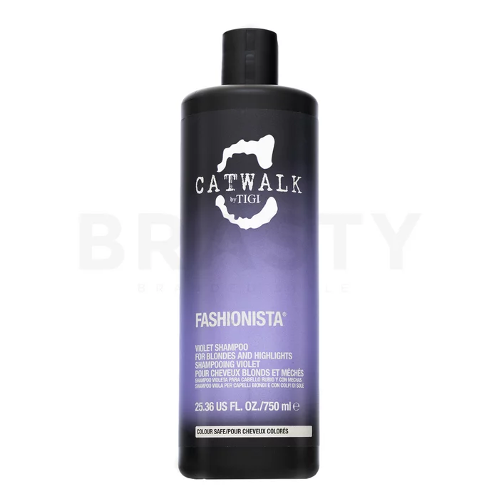 Tigi Catwalk Fashionista Violet Shampoo vyživujúci šampón pre blond vlasy 750 ml