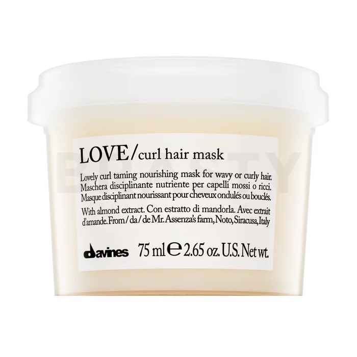 Davines Essential Haircare Love Curl Hair Mask maschera nutriente per i capelli ricci 75 ml