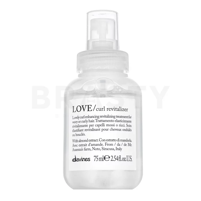 Davines Essential Haircare Love Curl Revitalizer styling spray voor golvend en krullend haar 75 ml