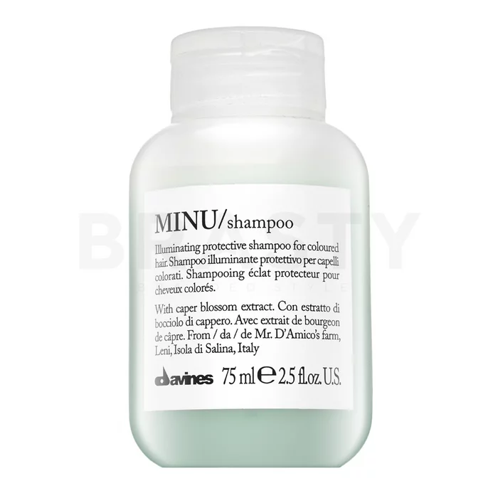 Davines Essential Haircare Minu Shampoo beschermingsshampoo voor gekleurd haar 75 ml