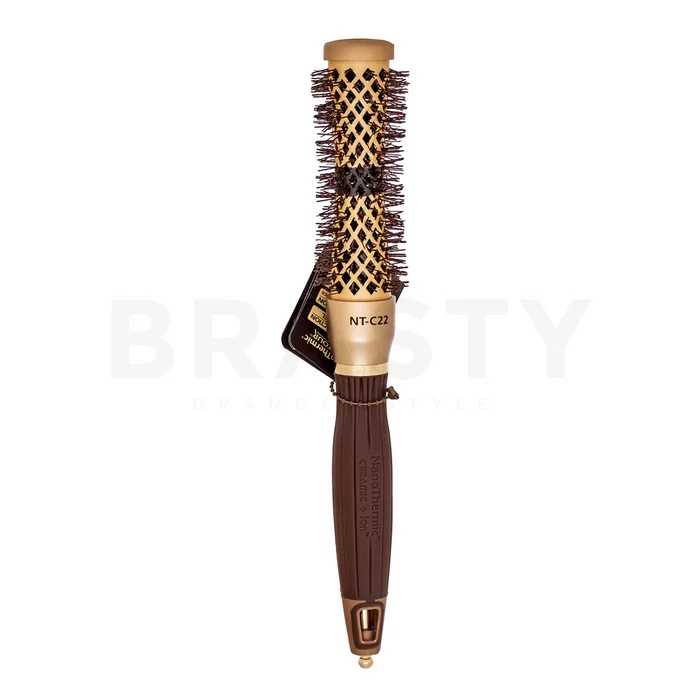 Olivia Garden NanoThermic Contour Thermal Brush четка за коса 22 mm