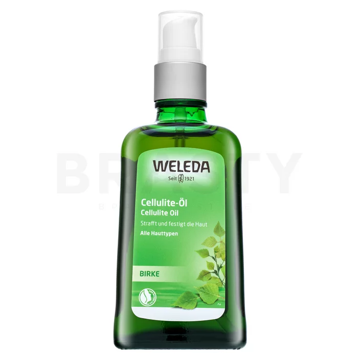 Weleda Birch Cellulite Oil Gold Serum Slimming And Shaping testolaj narancsbőr ellen 100 ml