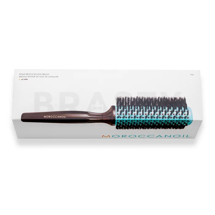 Moroccanoil Wooden Boar Bristle Round Brush 45 mm szczotka do włosów z włosiem dzika