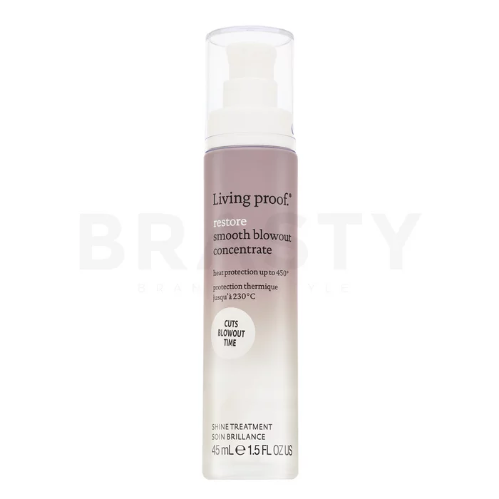 Living Proof Restore Smooth Blowout Concentrate koncentrált regeneráló ápolás száraz és sérült hajra 45 ml