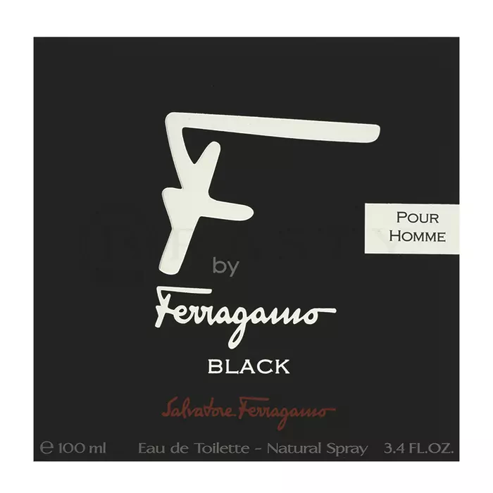 Salvatore Ferragamo F by Ferragamo Pour Homme Black toaletní voda pro muže 100 ml