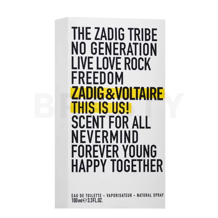Zadig & Voltaire This is Us! Eau de Toilette unisex 100 ml
