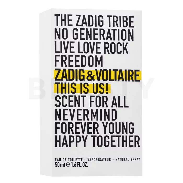 Zadig & Voltaire This is Us! Eau de Toilette unisex 50 ml