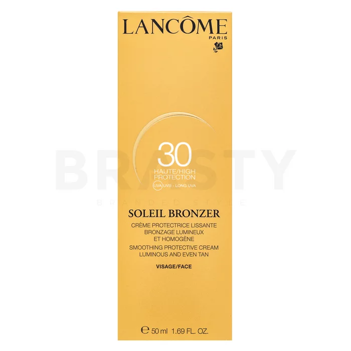 Lancome Soleil Bronzer Smoothing Protective Cream SPF30+ napozó krém ráncok ellen 50 ml