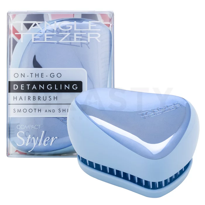 Tangle Teezer Compact Styler kefa na vlasy Baby Blue Chrome