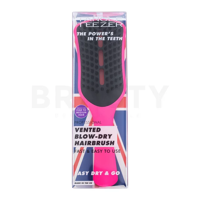 Tangle Teezer Easy Dry & Go Vented Hairbrush Cepillo para el cabello Para facilitar el peinado Shocking Cerise