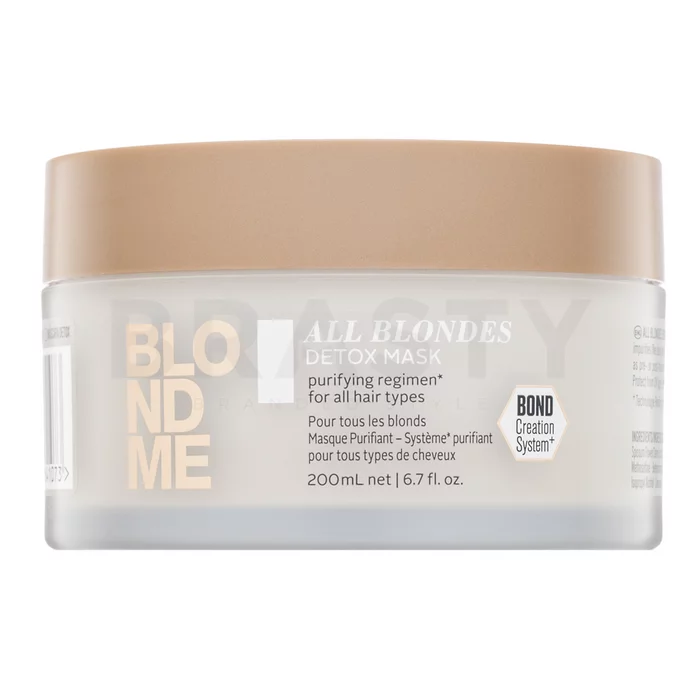 Schwarzkopf Professional BlondMe All Blondes Detox Mask krepilna maska za svetle lase 200 ml