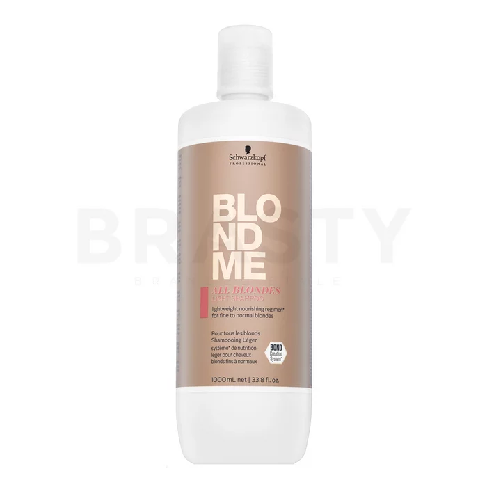 Schwarzkopf Professional BlondMe All Blondes Light Shampoo nourishing shampoo for blond hair 1000 ml