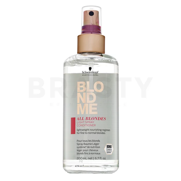 Schwarzkopf Professional BlondMe All Blondes Light Spray Conditioner spoelvrije conditioner voor blond haar 200 ml