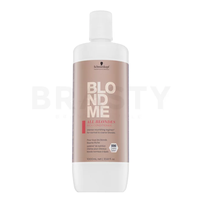 Schwarzkopf Professional BlondMe All Blondes Rich Conditioner Voedende conditioner voor blond haar 1000 ml