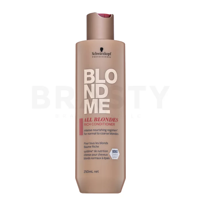 Schwarzkopf Professional BlondMe All Blondes Rich Conditioner Voedende conditioner voor blond haar 250 ml