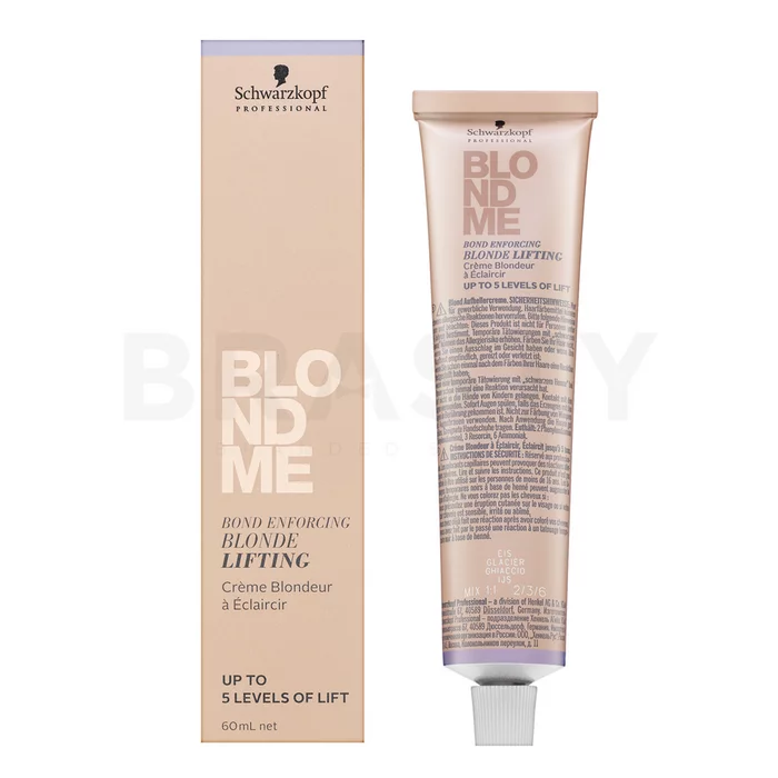 Schwarzkopf Professional BlondMe Bond Enforcing Blonde Lifting Tönungscreme für blondes Haar Ice 60 ml