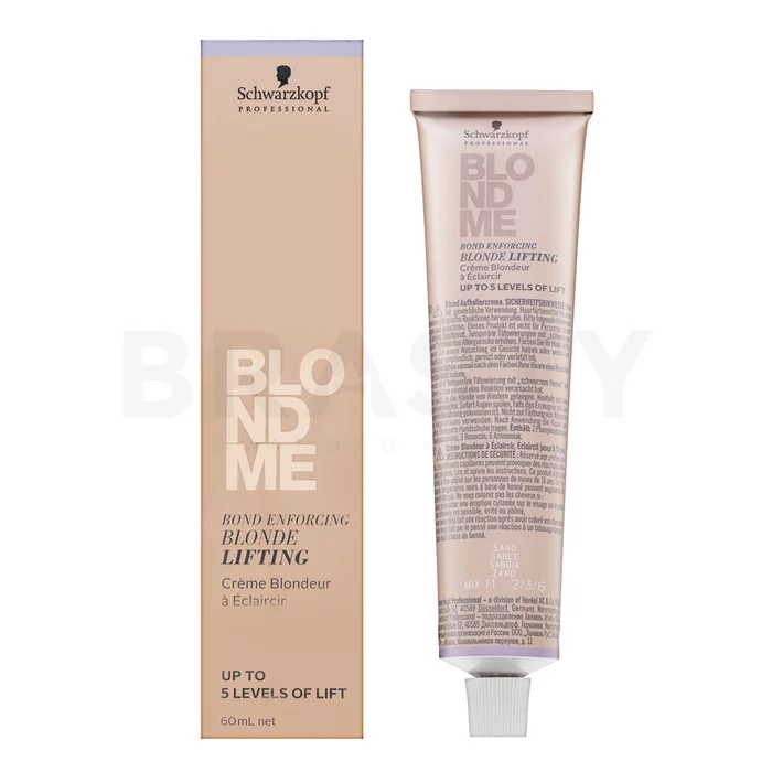 Schwarzkopf Professional BlondMe Bond Enforcing Blonde Lifting crema per schiarire i capelli Sand 60 ml