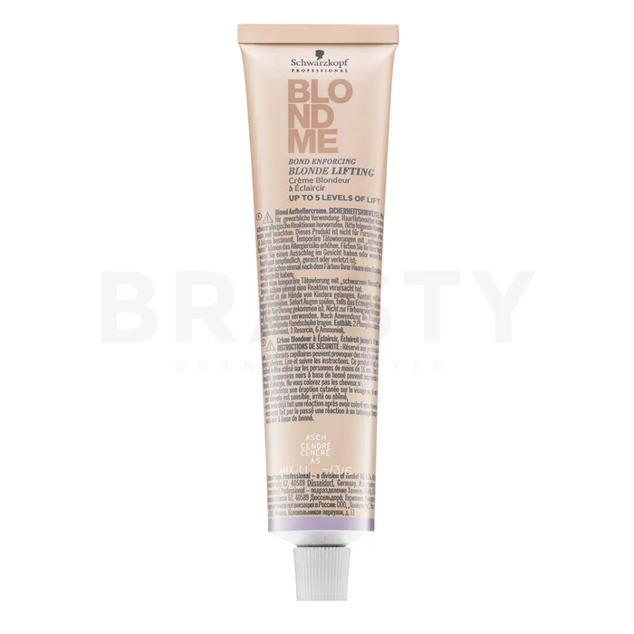 Schwarzkopf Professional BlondMe Bond Enforcing Blonde Lifting kleurende crème voor alle haartypes Ash 60 ml