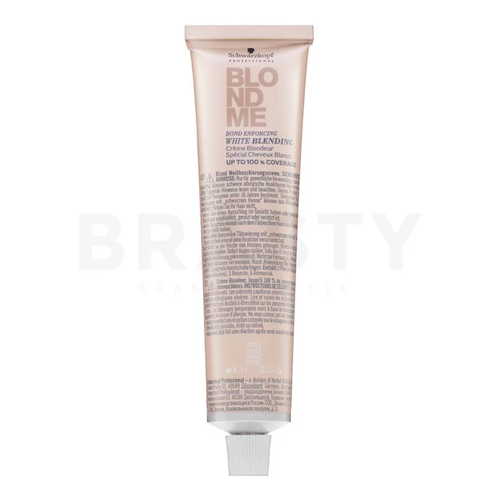 Schwarzkopf Professional BlondMe Bond Enforcing White Blending crema per schiarire i capelli Irise 60 ml
