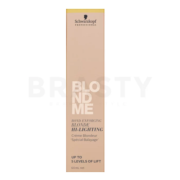 Schwarzkopf Professional BlondMe Bond Enforcing Blonde High-Lighting crème om het haar lichter te maken Warming Gold 60 ml