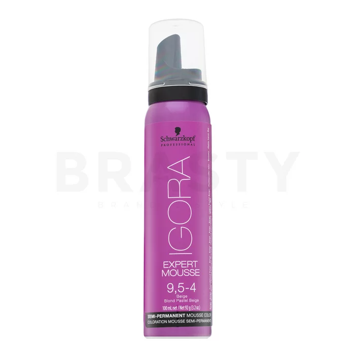 Schwarzkopf Professional Igora Expert Mousse Semi-Permanent Mousse Color semi-permanentní barvící pěna na vlasy 9,5-4 100 ml