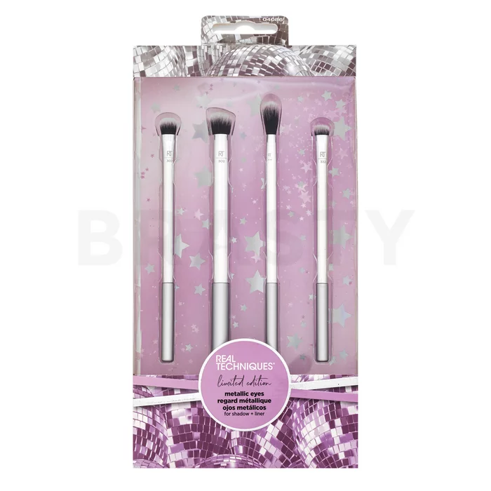 Real Techniques Limited Edition Eye Brushes - Metallic set kistova za oči