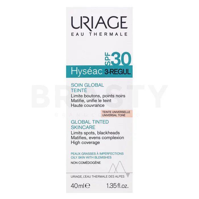 Uriage Hyséac emulsiones tonificantes e hidratantes 3-Regul SPF30 Global Tinted Skincare 40 ml