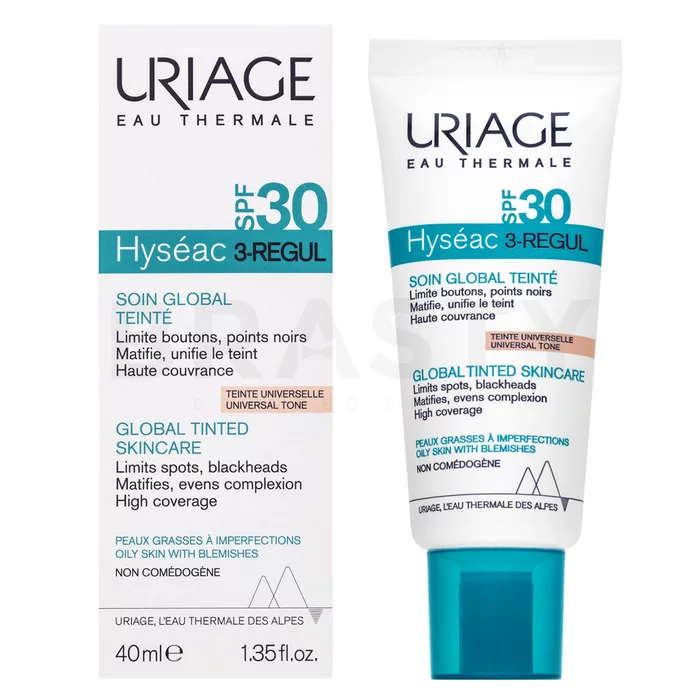 Uriage Hyséac emulsiones tonificantes e hidratantes 3-Regul SPF30 Global Tinted Skincare 40 ml