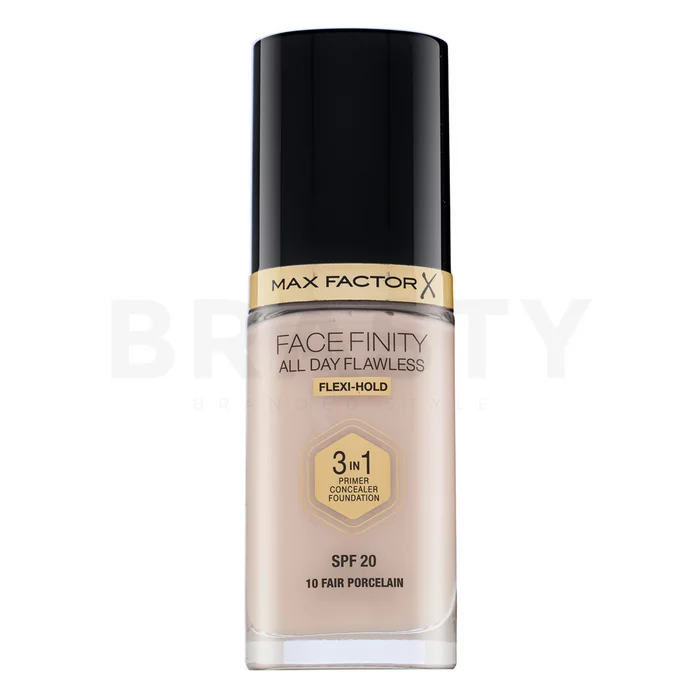 Max Factor Facefinity All Day Flawless Flexi-Hold 3in1 Primer Concealer Foundation SPF20 vloeibare make-up 3v1 10 30 ml
