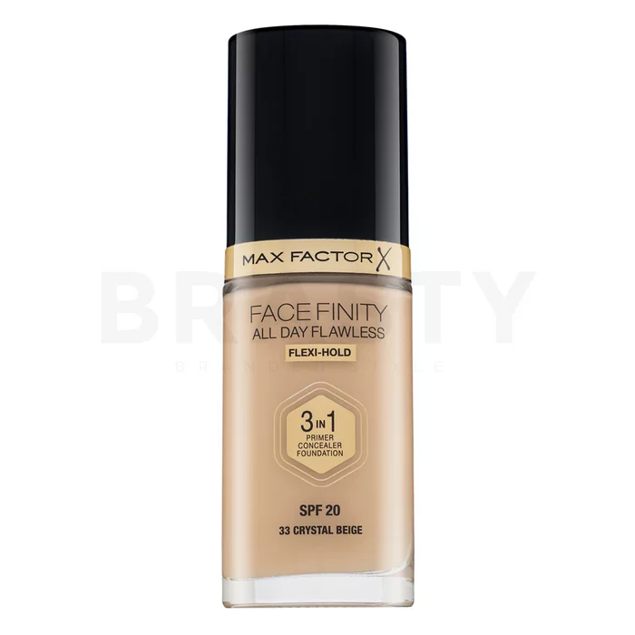 Max Factor Facefinity All Day Flawless Flexi-Hold 3in1 Primer Concealer Foundation SPF20 vloeibare make-up 3v1 33 30 ml