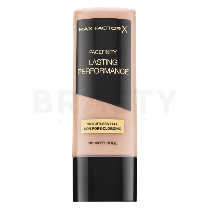Max Factor Lasting Performance Long Lasting Make-Up langhoudende make-up voor een uniforme en stralende teint 101 Ivory Beige 35 ml
