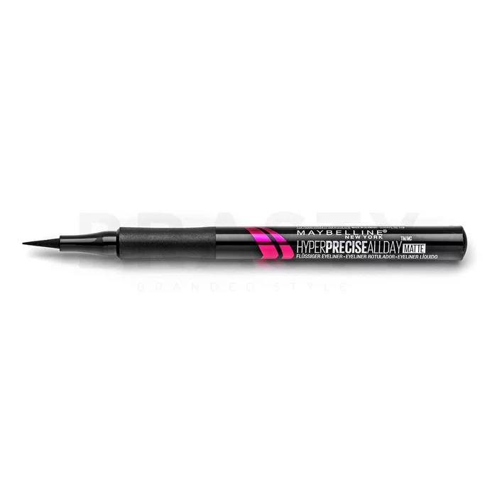 Maybelline Hyper Precise All Day Eyeliner széles applikátorú szemhéjtus Matte Black