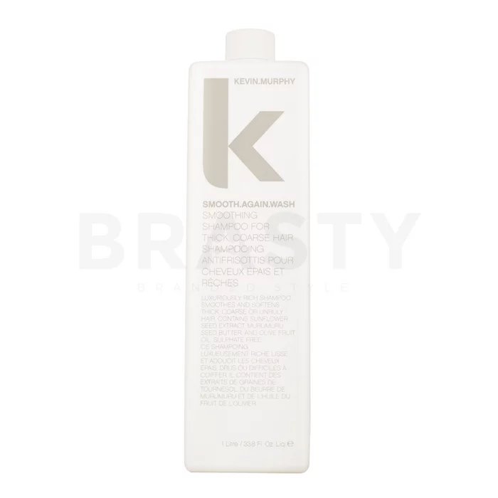 Kevin Murphy Smooth.Again.Wash gladilni šampon za goste in neurejene lase 1000 ml