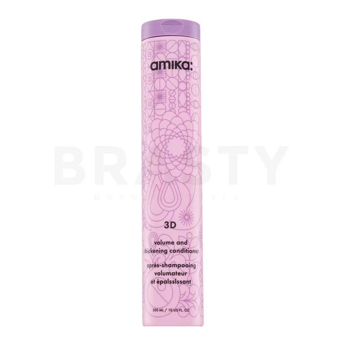 Amika 3D Volume And Thickening Conditioner vyživujúci kondicionér pre obnovenie hustoty vlasov 300 ml