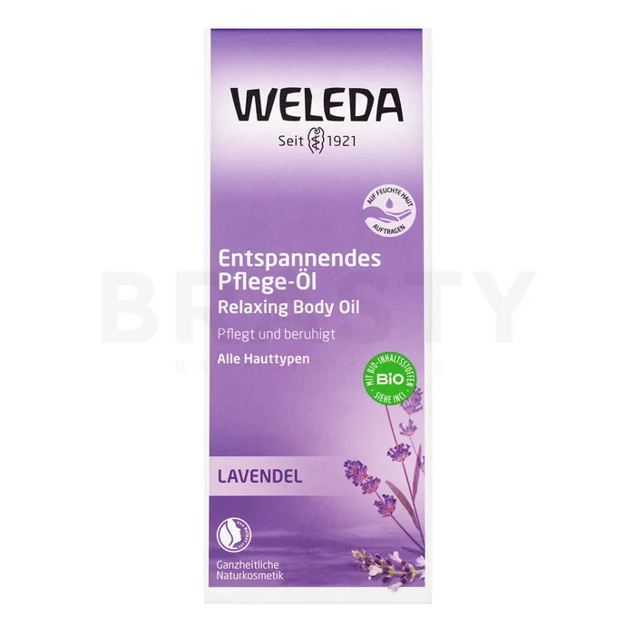 Weleda Lavender Relaxing Body Oil masszázs olaj nyugtató hatású 100 ml