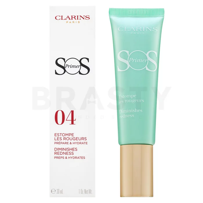 Clarins SOS Primer Diminishes Redness podloga za šminku protiv nesavršenosti kože Green 30 ml