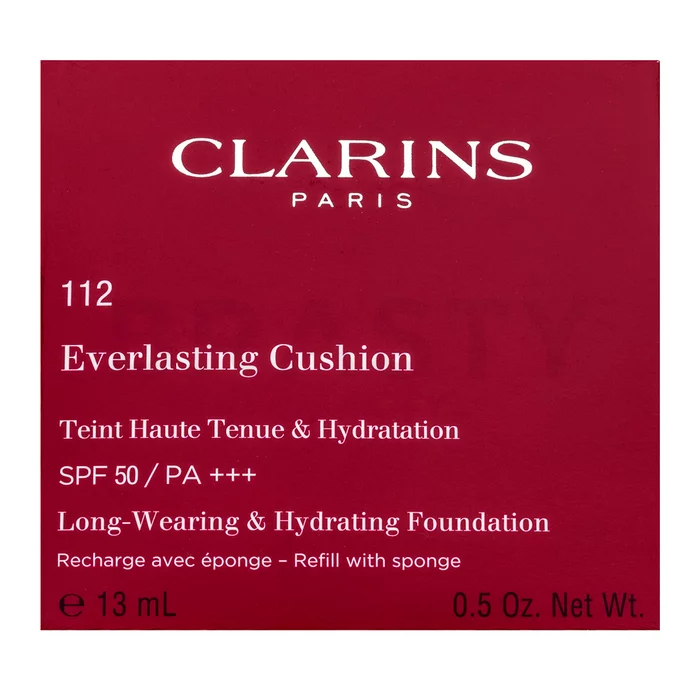 Clarins Everlasting Cushion Foundation - Refill dolgotrajna ličila nadomestna kartuša 112 Amber 13 ml