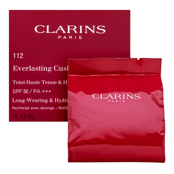 Clarins Everlasting Cushion Foundation - Refill dolgotrajna ličila nadomestna kartuša 112 Amber 13 ml