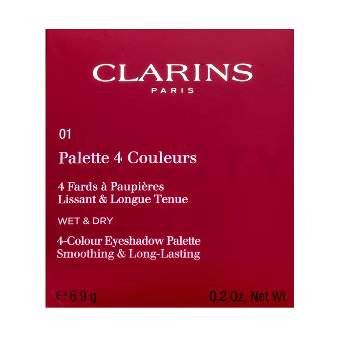 Clarins 4-Colour Eyeshadow Palette paletă cu farduri de ochi 01 Nude 6,9 g