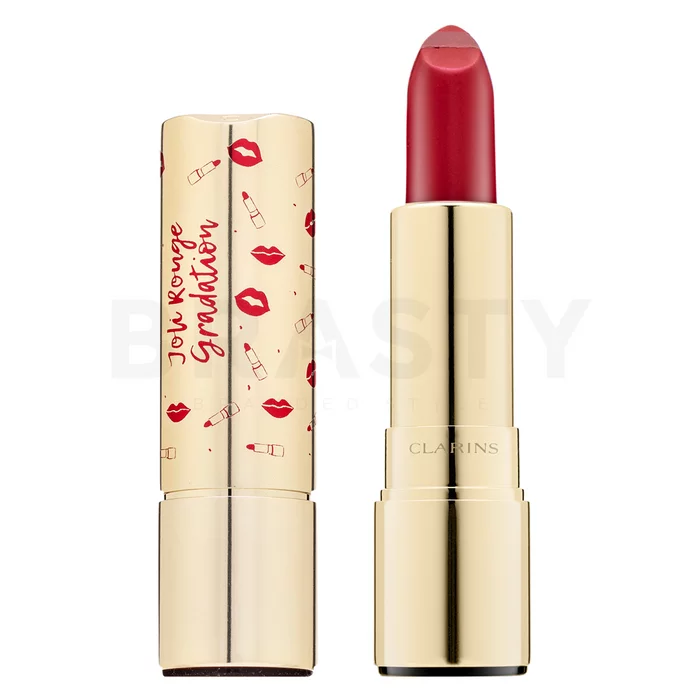 Clarins Joli Rouge Gradation Lipstick negovalna šminka 2v1 802 Red Gradation 3,5 g